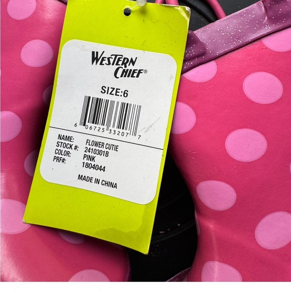 Western Chief Pink and Purple Rain & Snow Boots with Pull-On Handles toddler 6 - Picture 4 of 6